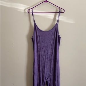 Fashion nova pants Jumpsuit purple.